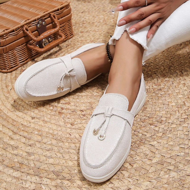 Elegante loafers met suède afwerking en comfort – Grace
