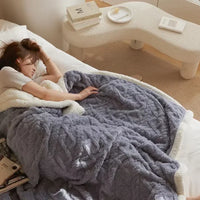 Dikke Winter Lamswollen Deken - CozySheep