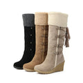 Winterboots met sleehak en warme voering – Isla
