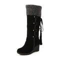 Winterboots met sleehak en warme voering – Isla